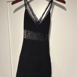 Lace Detailed Mini Dress